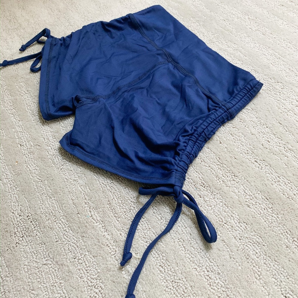Liquido Omstars Navy Blue Yoga Shorts